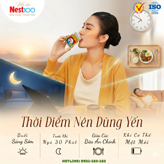 KHI NÀO NÊN UỐNG YẾN LÀ TỐT CHO CƠ THỂ?