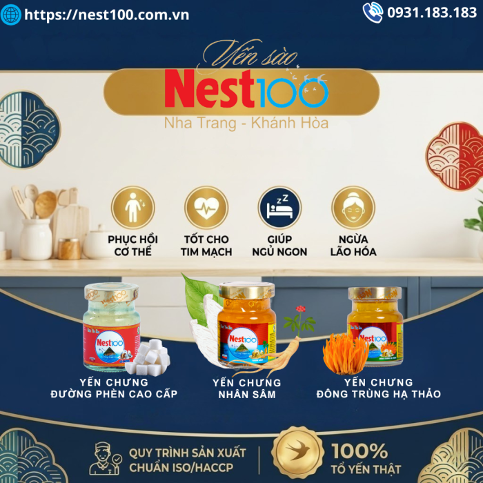 YẾN SÀO NEST100 TĂNG ĐỀ KHÁNG MÙA NÓNG