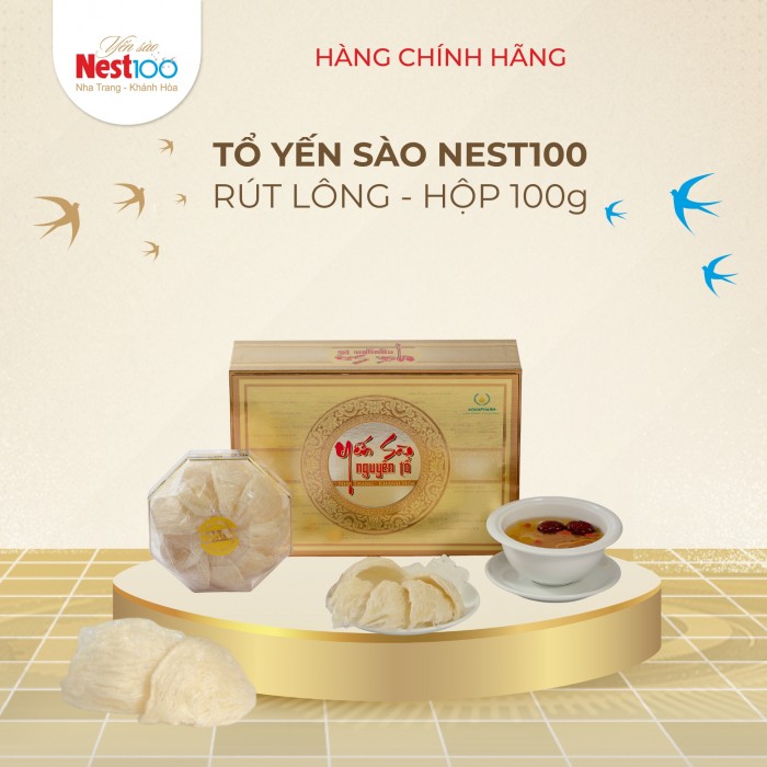 Yến tổ rút lông thượng hạng Nest100
