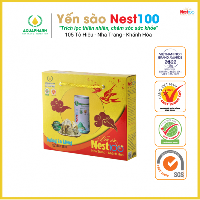 Nest100 đường ăn kiêng – hộp 5 lon 190ml